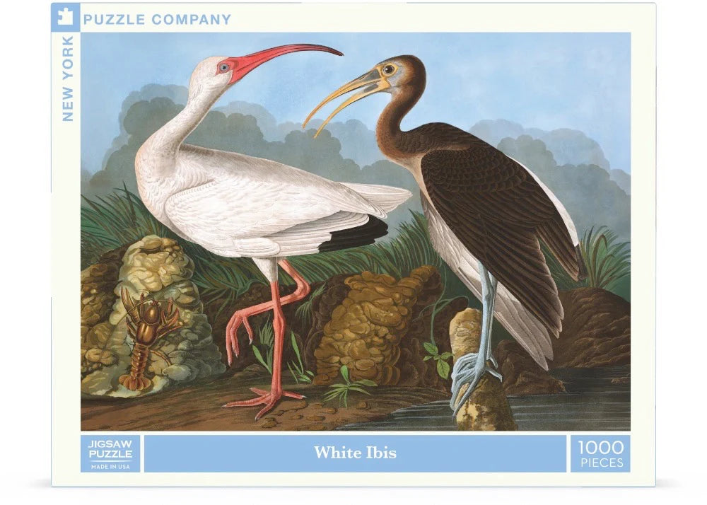 White Ibis 1000 Piece Jigsaw Puzzle