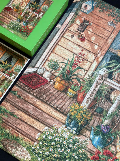 Summer Front Porch 1000 Piece Puzzle