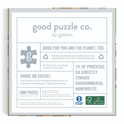 Good Puzzle Co. Greenhouse 1000 Piece Puzzle