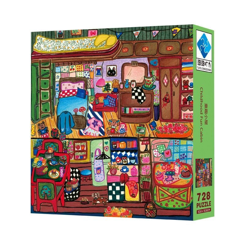 Childhood Fun Cabin 728 Piece Jigsaw Puzzle Tutu Dingdang