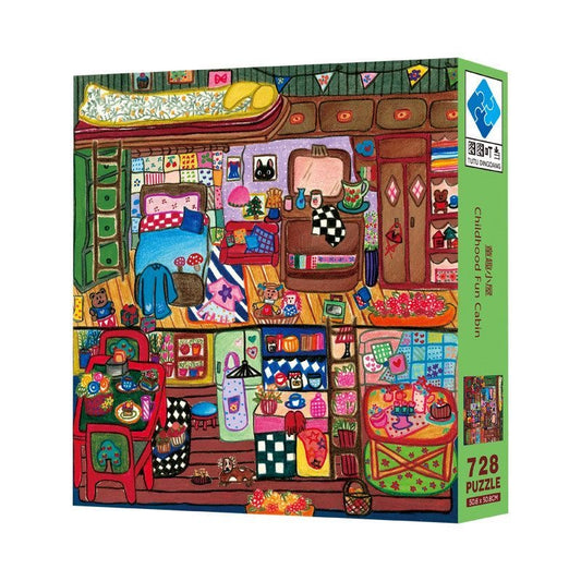 Childhood Fun Cabin 728 Piece Jigsaw Puzzle Tutu Dingdang