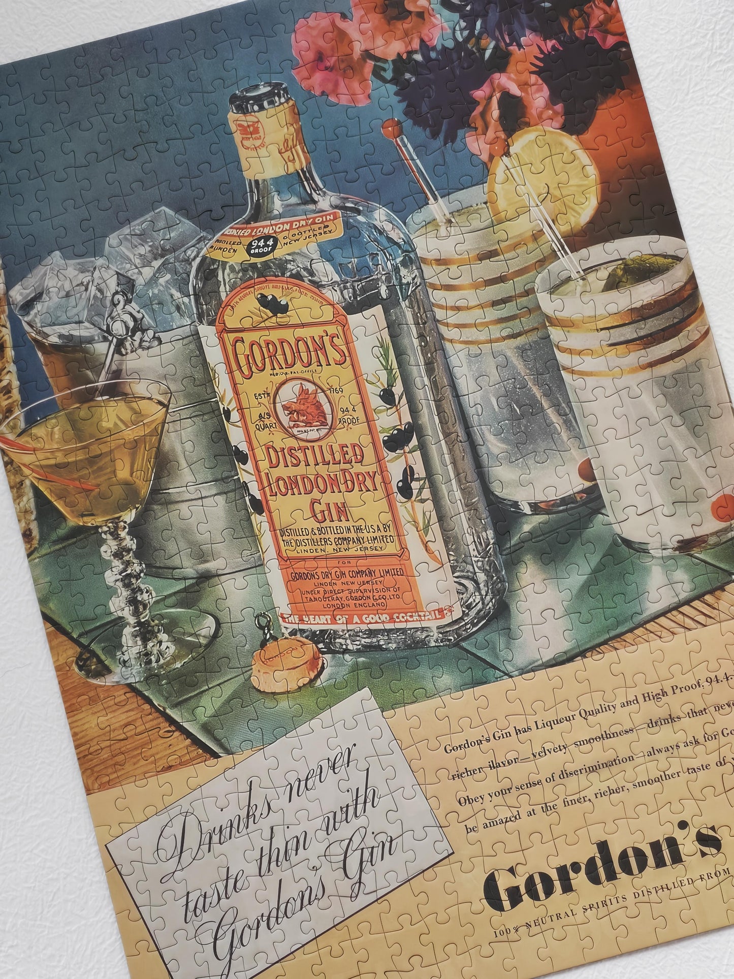 Evening Alcohol Mix 500 Piece Jigsaw Puzzle