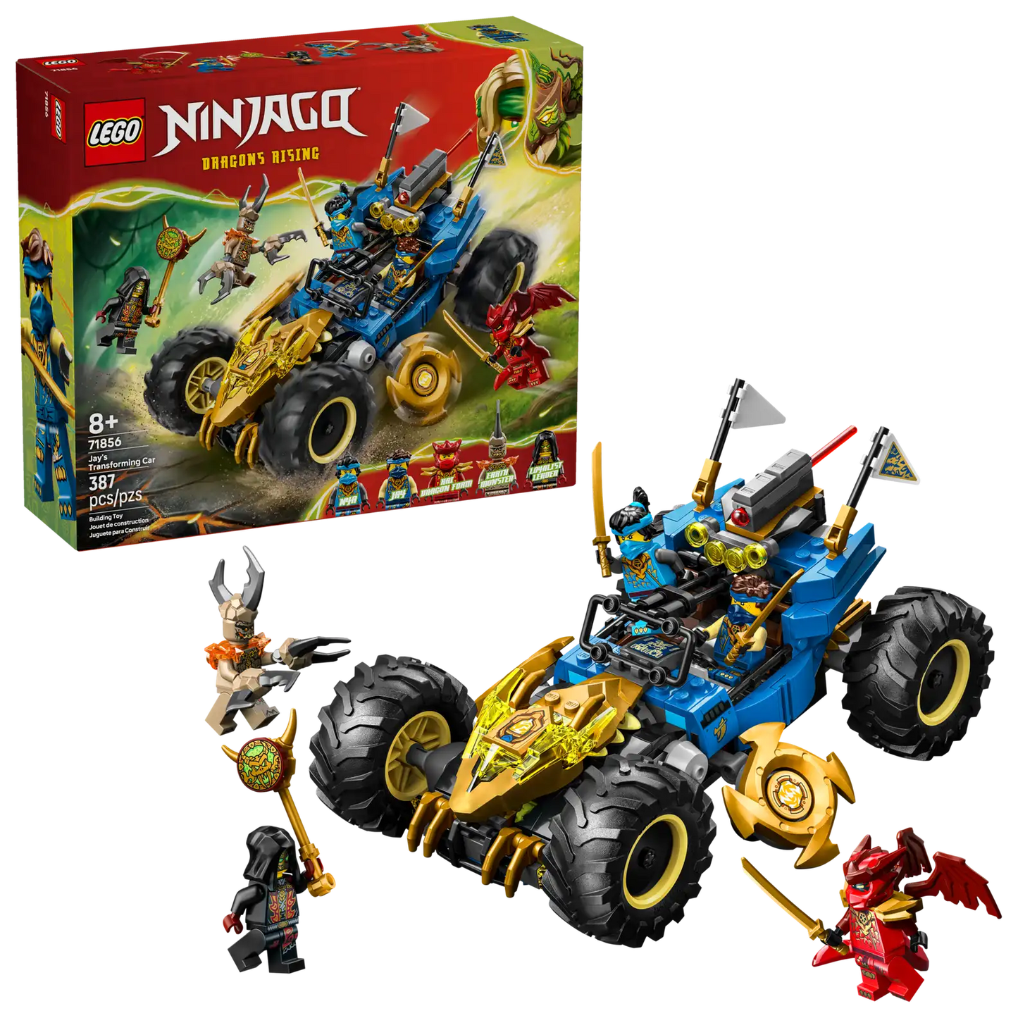 LEGO NINJAGO® Jay's Transforming Car 71856