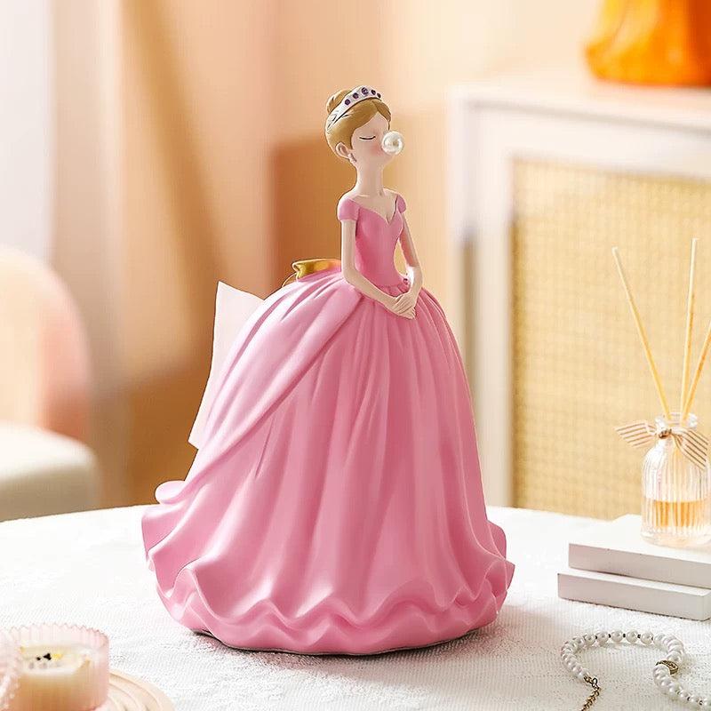 Boîte à mouchoirs élégante en forme de robe de princesse