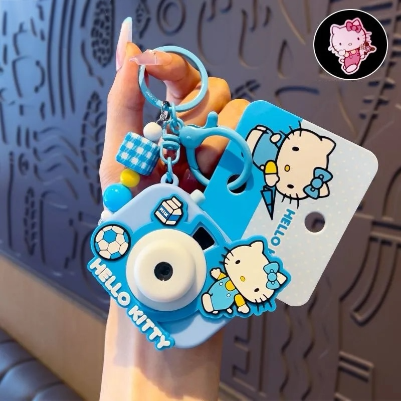 Hello Kitty Projector Camera Keychain Charm