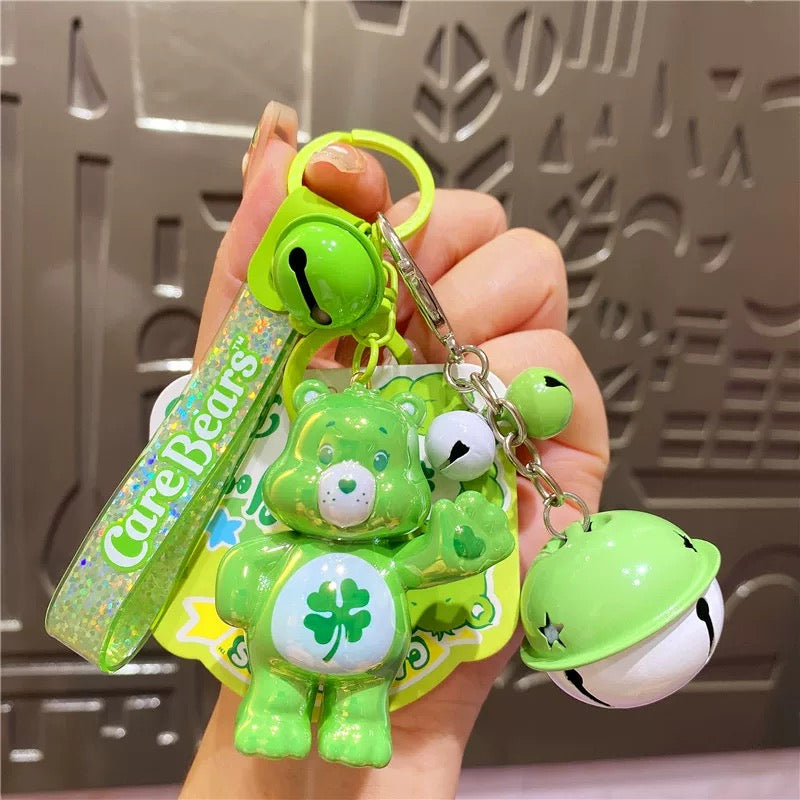 Cute Care Bears Plated Keychain