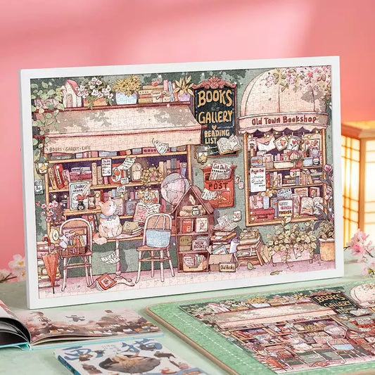 Momibook Books Gallery 1000 Piece Jigsaw Puzzle