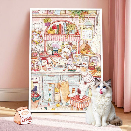GUBU Cozy Baking Time 500 Piece Jigsaw Puzzle Gubu