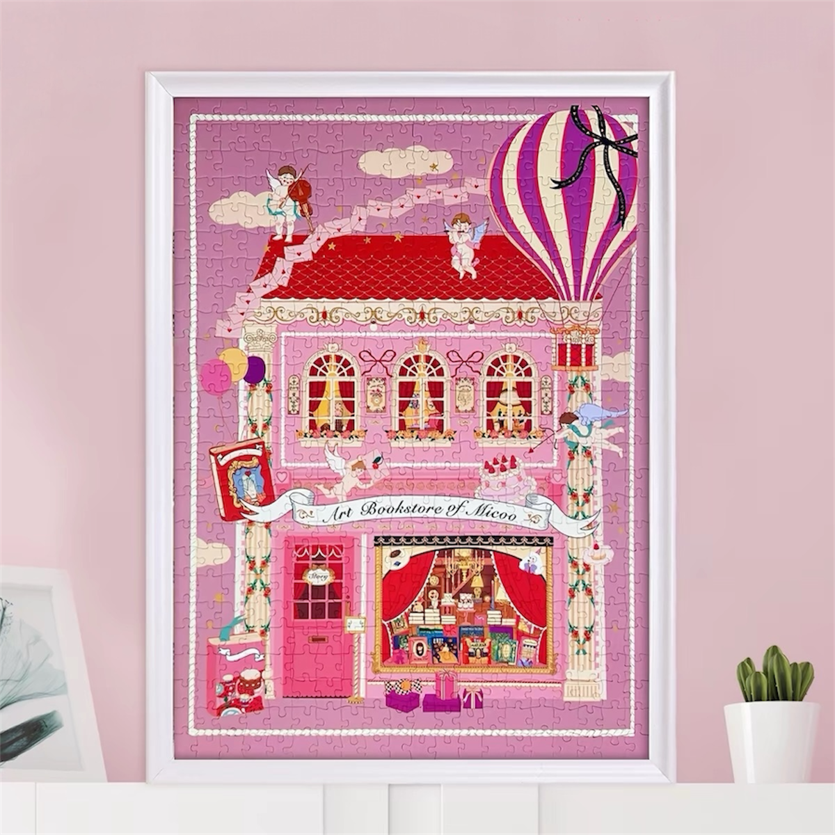 Kessing Art Bookstore of Micoo 500 Piece Jigsaw Puzzle Kessing