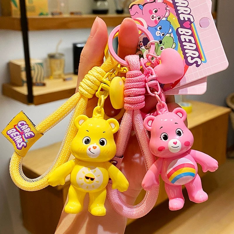 Care Bears Keychain with Strap – Cute Bag Charm for Gifts & Fans