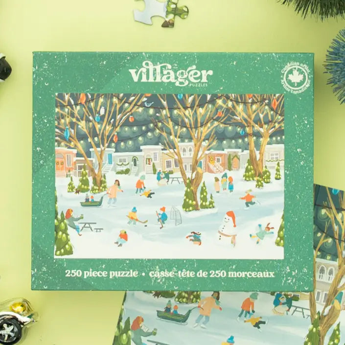 [Pre-Order] Neighbourhood Rink 250 Piece Puzzle Villager Puzzles
