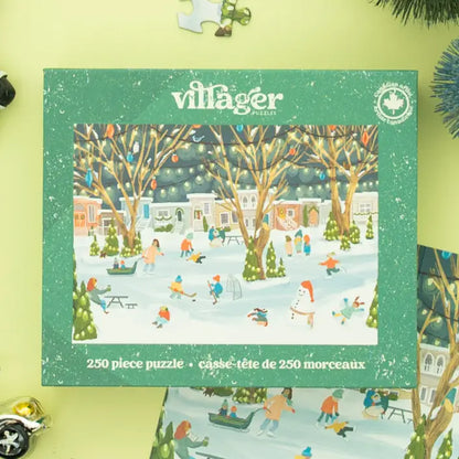 [Pre-Order] Neighbourhood Rink 250 Piece Puzzle Villager Puzzles