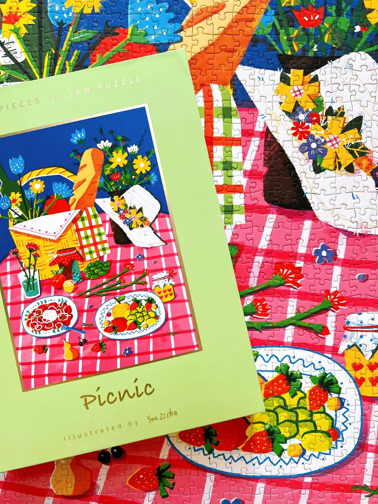 Picnic 1000 Piece Jigsaw Puzzle