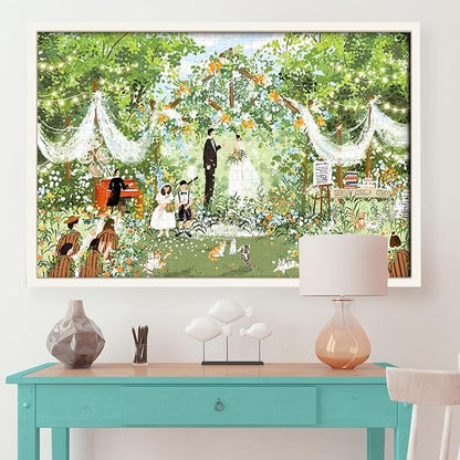 Forest Wedding 1000 Piece Jigsaw Puzzle