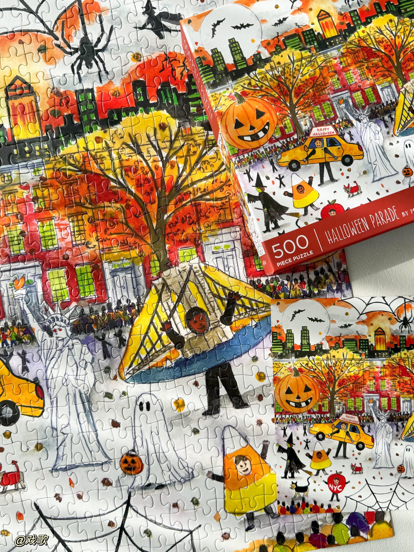 Galison Halloween Parade 500 Piece Puzzle