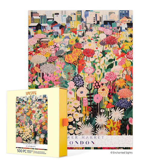 London Flower Market 500 Piece Puzzle WerkShoppe