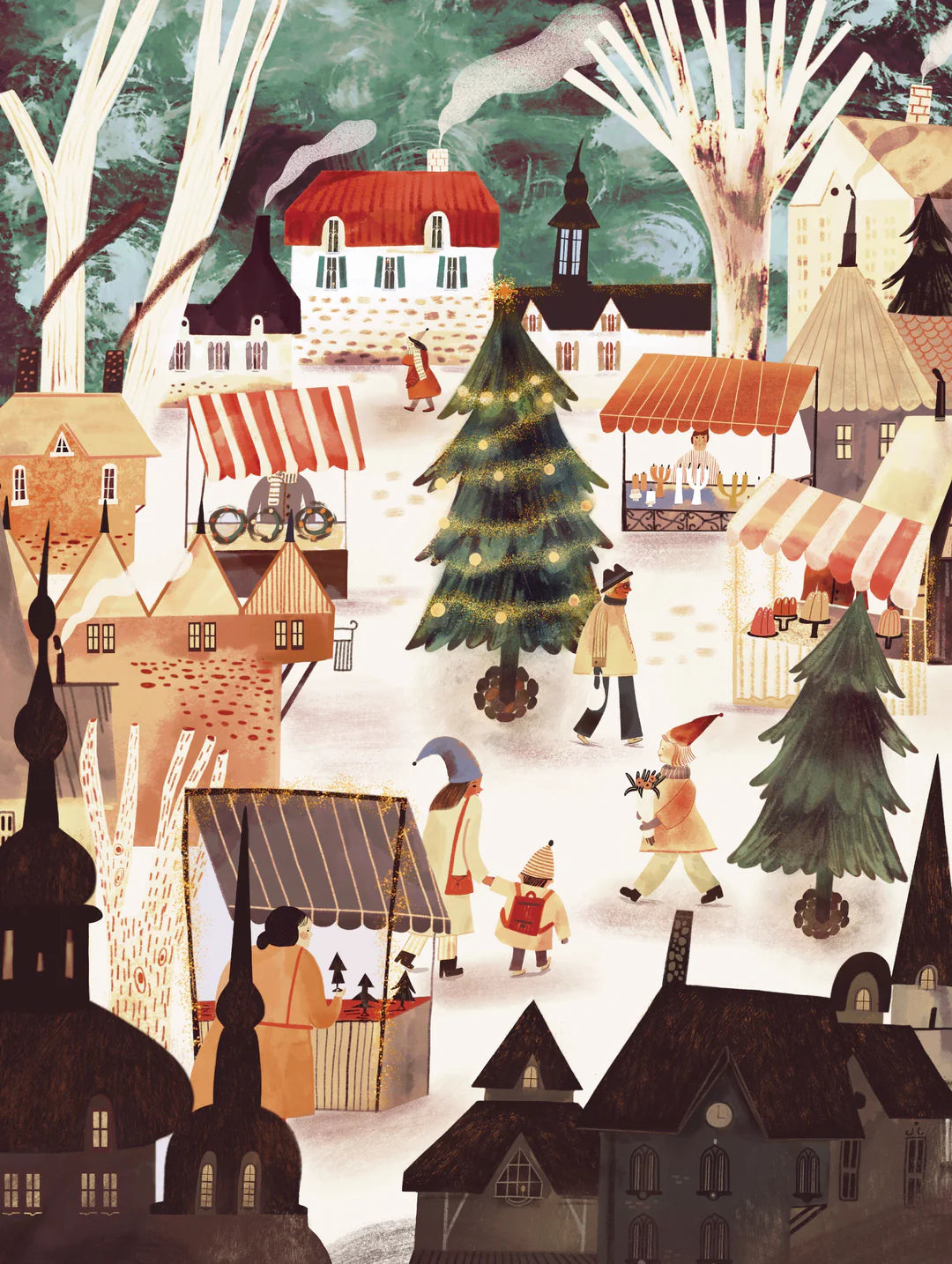 Christmas Market 1000 Piece Jigsaw Puzzle