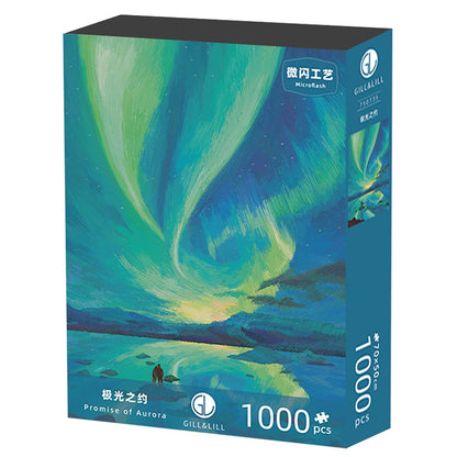 Gill & Lill Promise of Aurora 1000 Piece Puzzle Gill & Lill