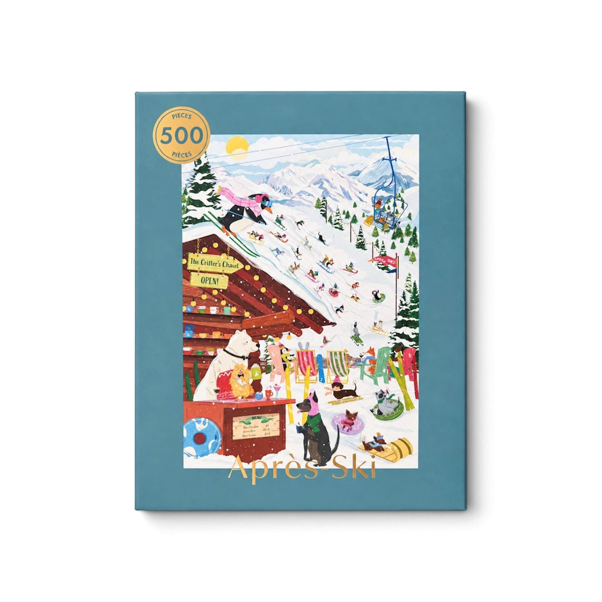 Après Ski 500-Piece Jigsaw Puzzle Hobbry
