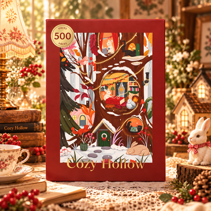 Cozy Hollow 500 Piece Jigsaw Puzzle Hobbry