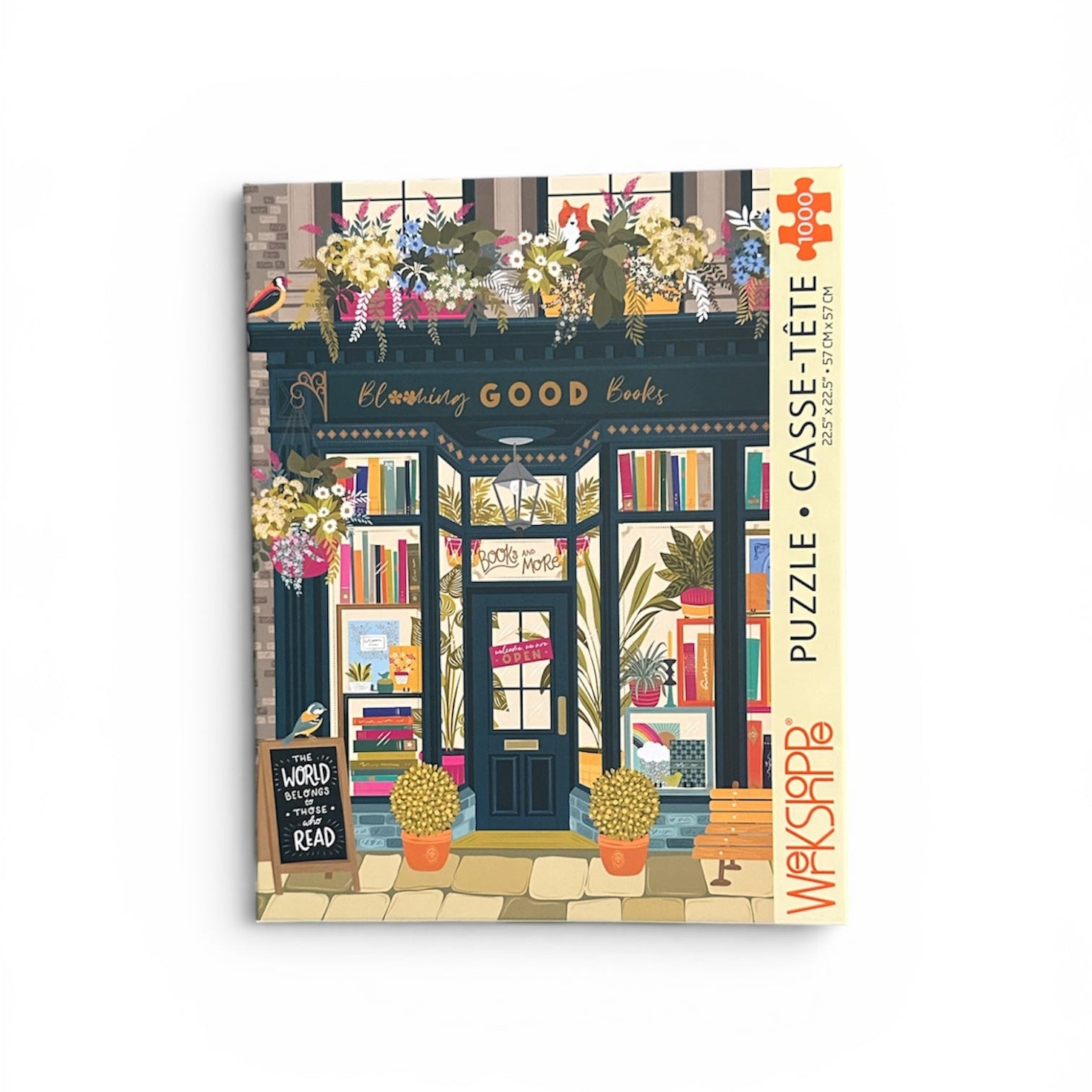 WerkShoppe Blooming Good Books 1000 Piece Puzzle WerkShoppe