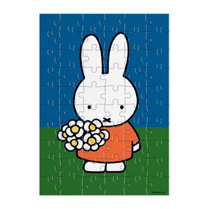 Miffy with Flowers Greeting Card Puzzle