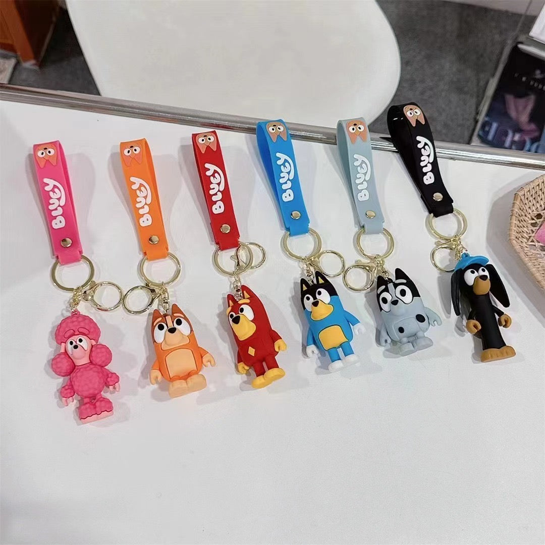 Bluey Family Doll Creative Keychain