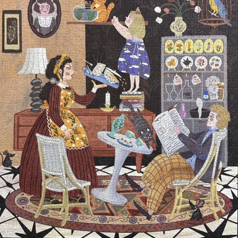 Another Restless Dinner 1000 Piece Jigsaw Puzzle Tutu Dingdang