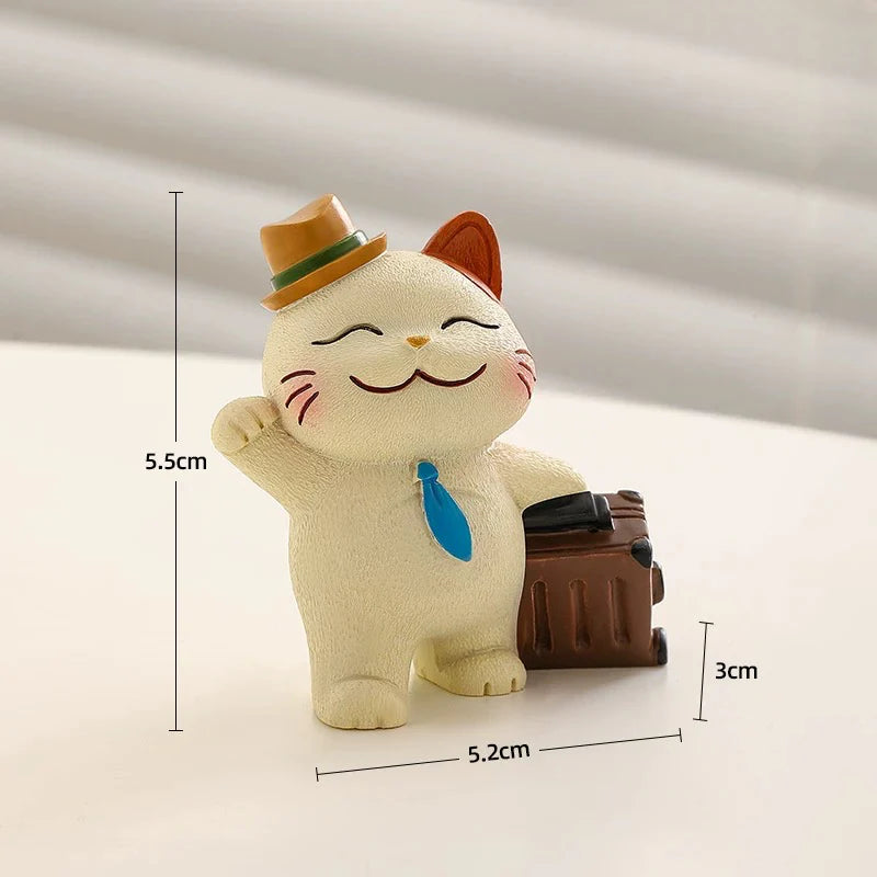 Lucky Cat Phone Holder/ Ornament