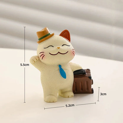 Lucky Cat Phone Holder/ Ornament