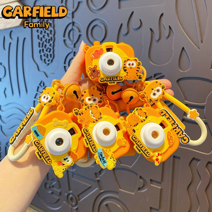 Garfield Projection Camera Keychain with Bell