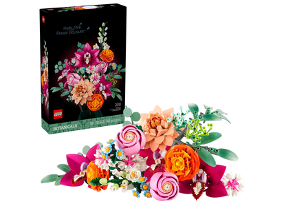 LEGO Botanicals Pretty Pink Flower Bouquet 10342