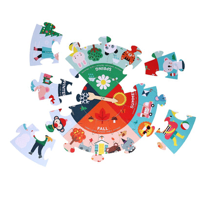 Seasons 25-Piece Floor Puzzle
