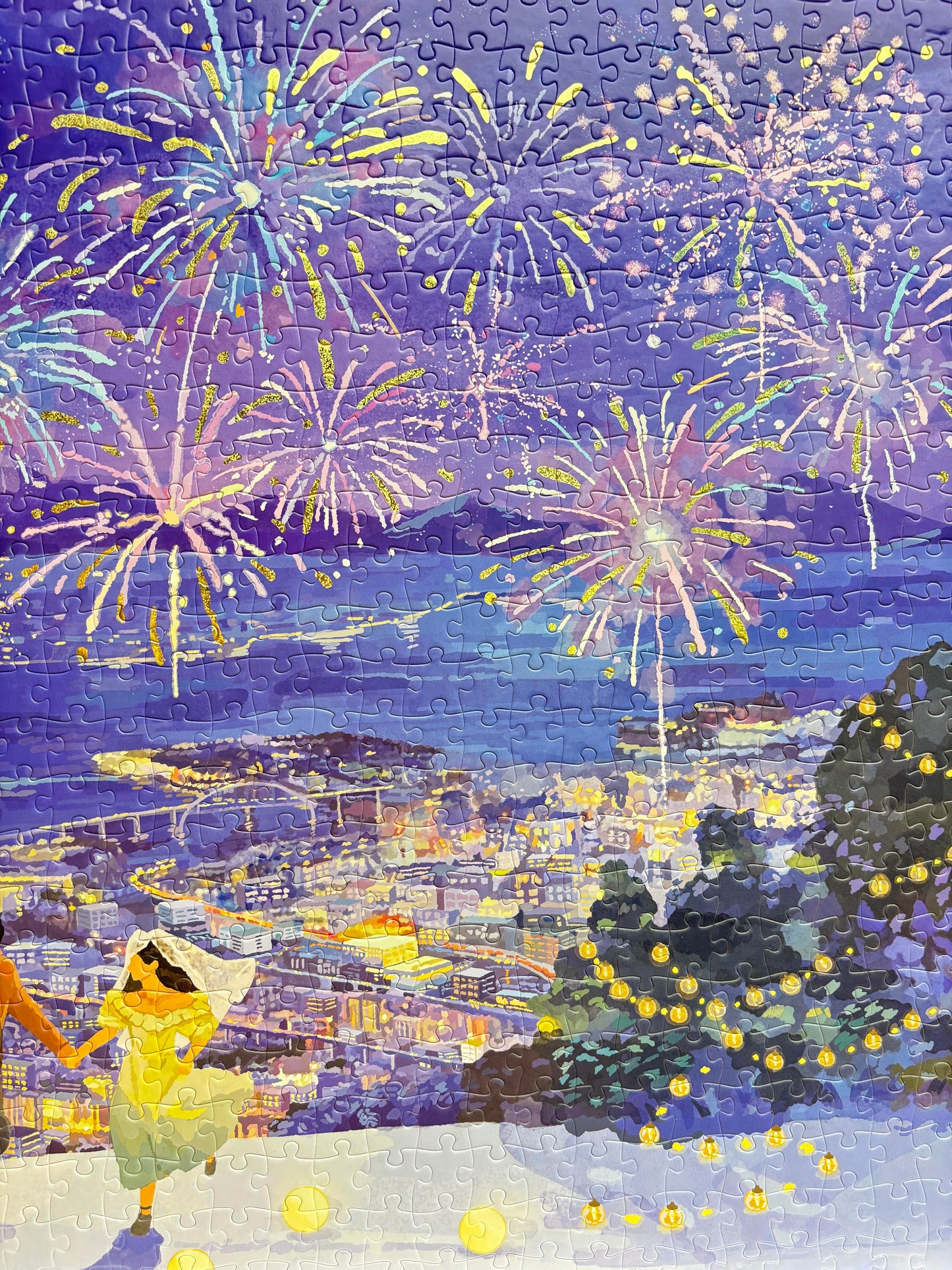 Love Beneath the Starlit Sky 1000 Piece Jigsaw Puzzle Momibook