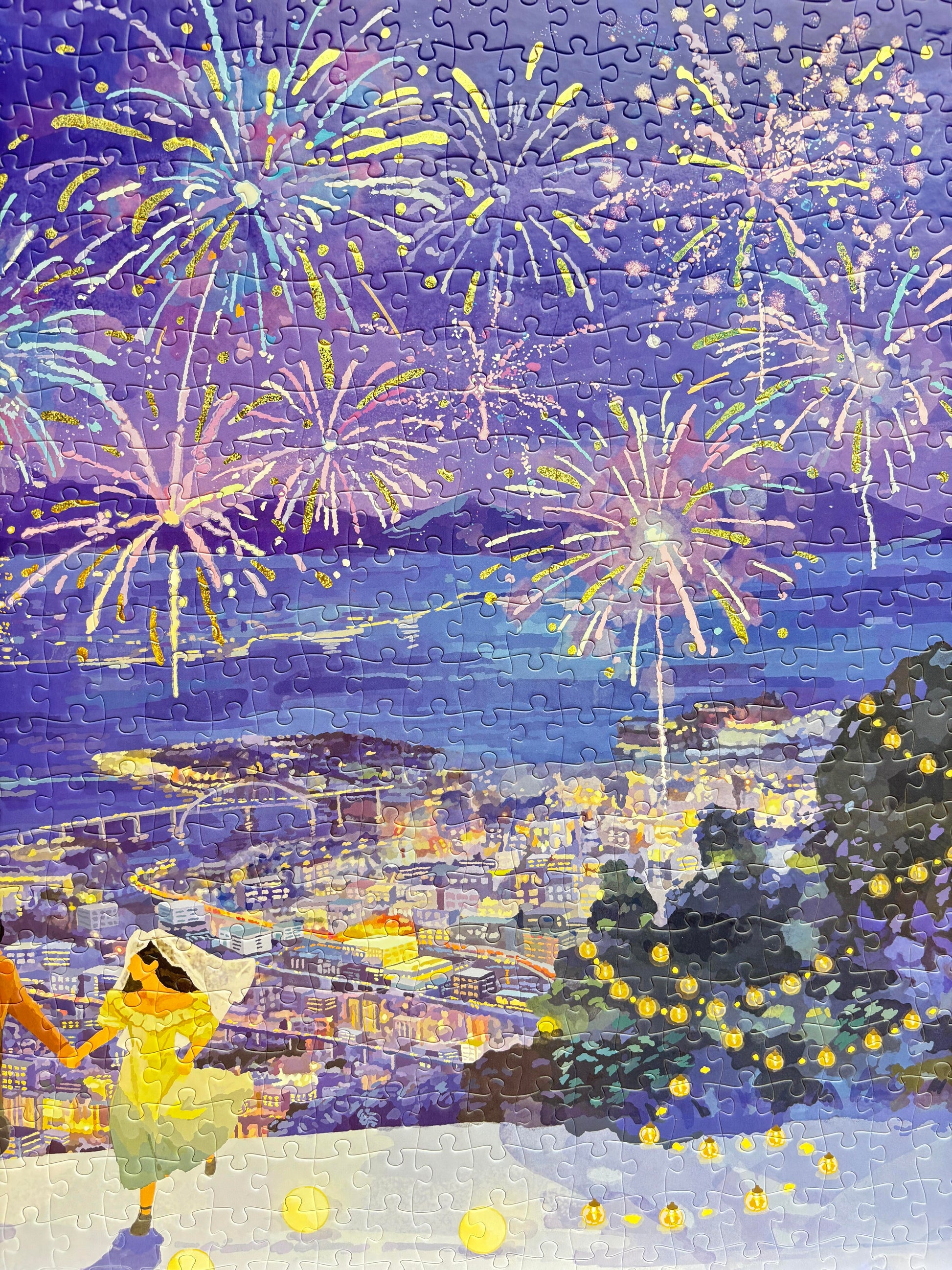 Love Beneath the Starlit Sky 1000 Piece Jigsaw Puzzle Momibook