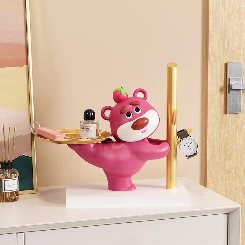 Cute Bear Tray Storage Ornament