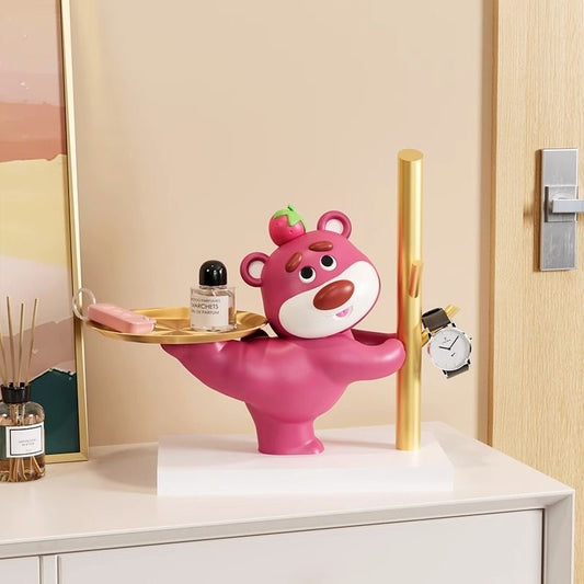 Cute Bear Tray Storage Ornament