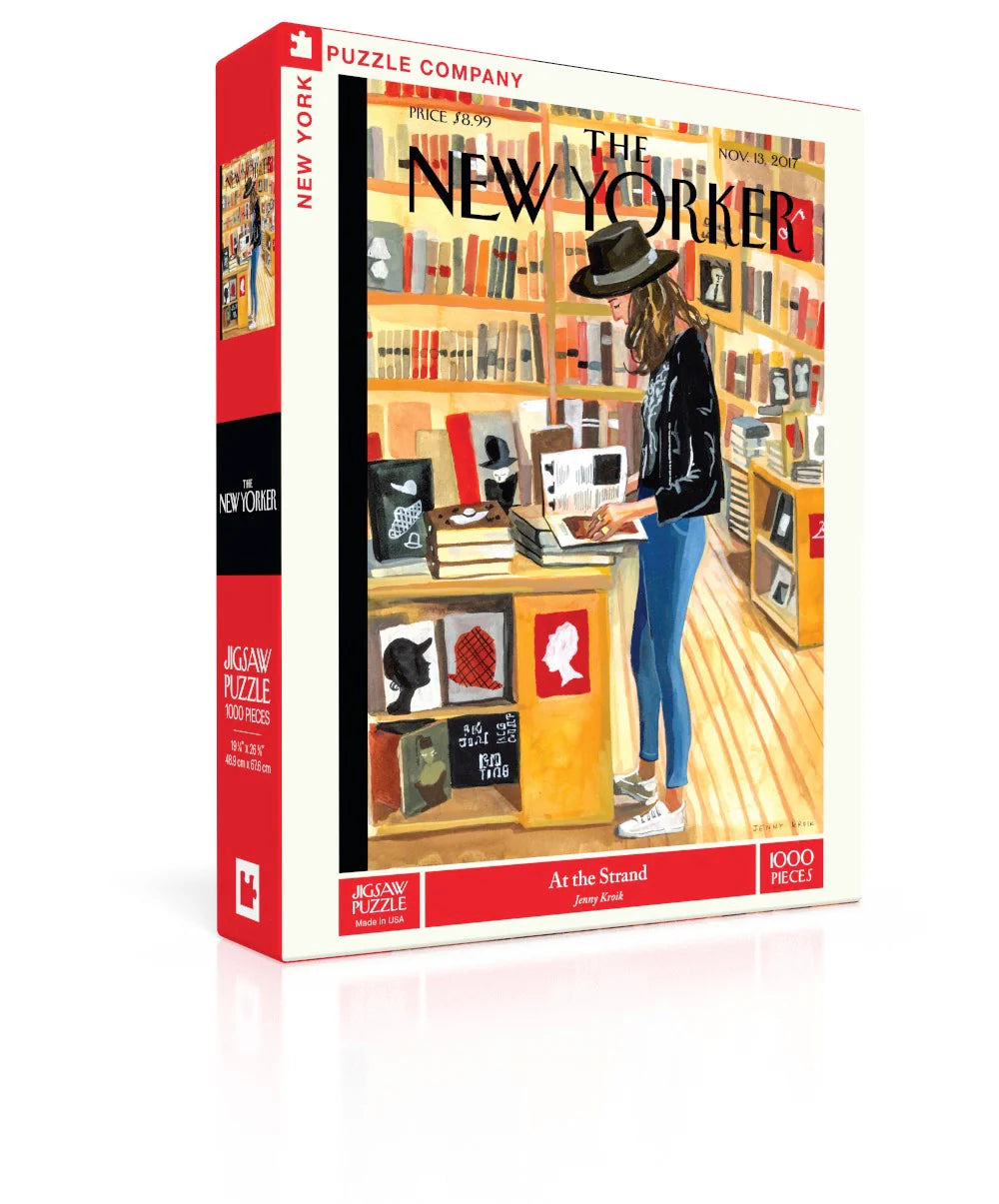 At the Strand 1000 Piece Jigsaw Puzzle New York Puzzle Company