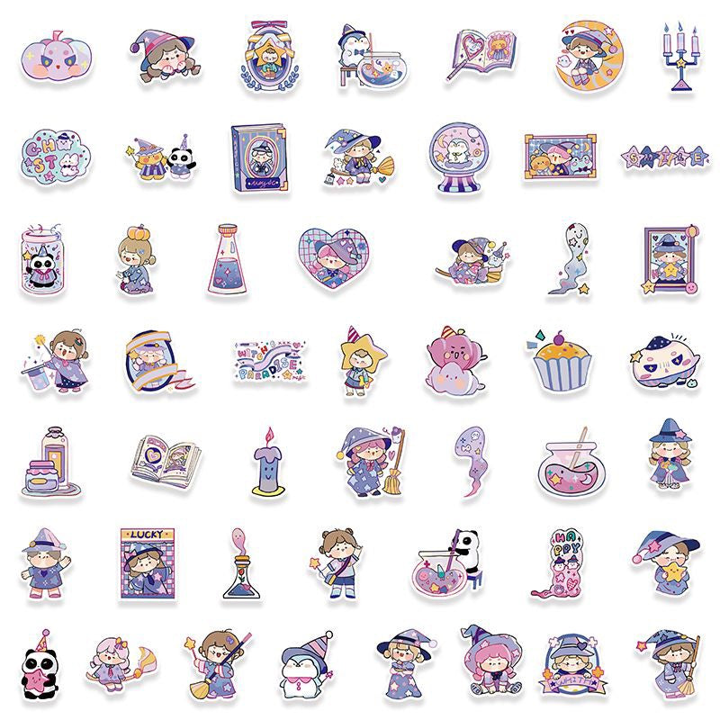 Witch Night Sticker Pack 55pcs V Boutique Studio