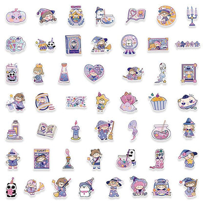 Witch Night Sticker Pack 55pcs V Boutique Studio