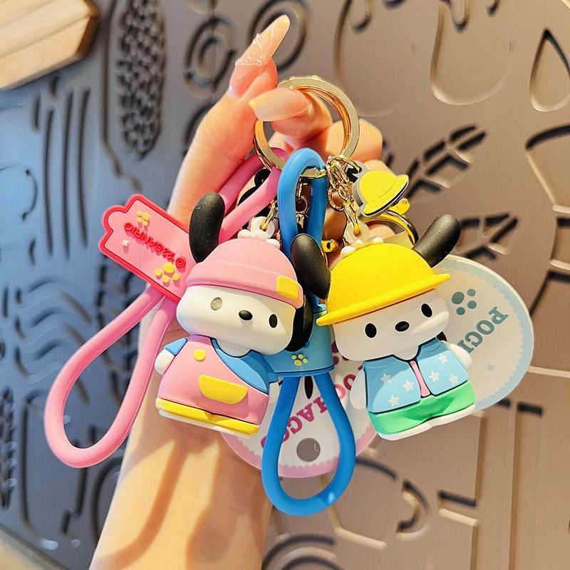Cute Puppy Character Keychain