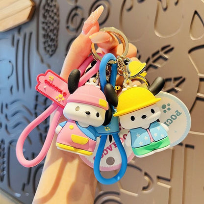 Cute Puppy Character Keychain