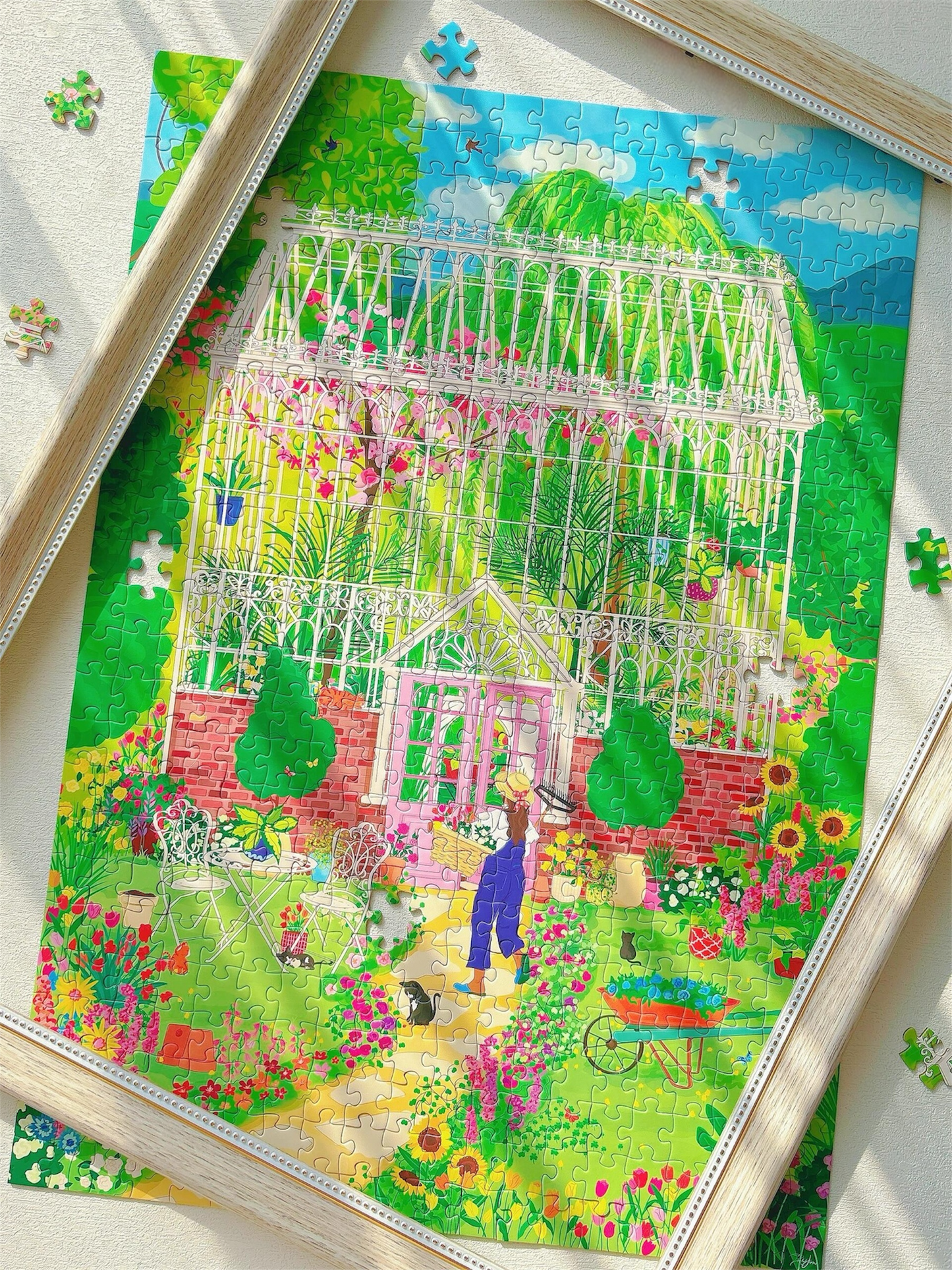 Hobbry Meet Me in the Garden 500 Piece Puzzle Hobbry
