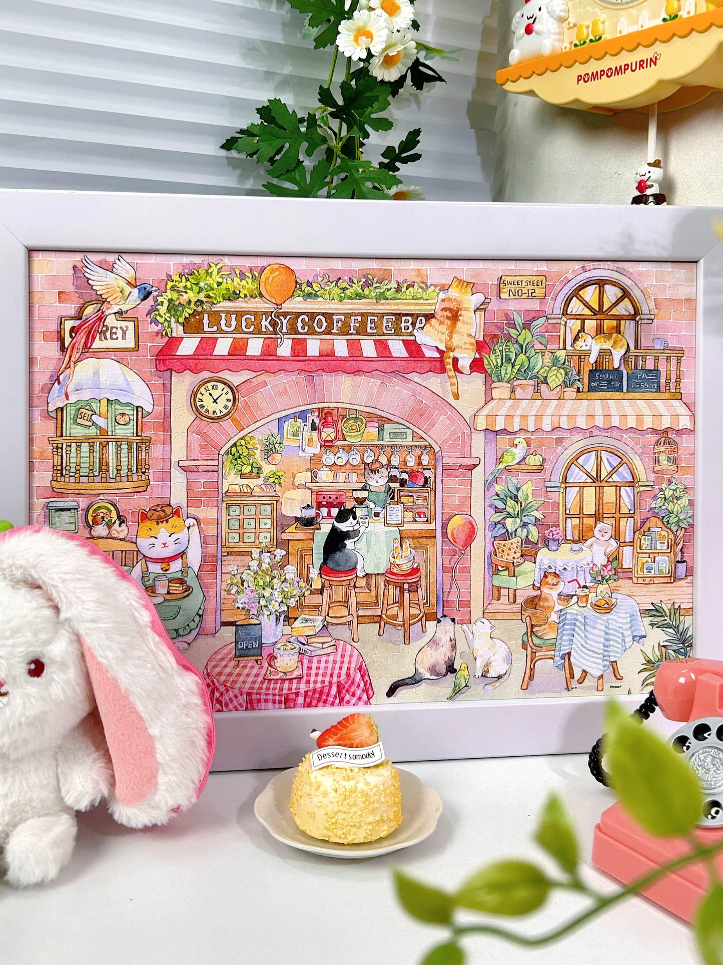 3D-JP Corner Café 504 Piece Puzzle V Boutique Studio