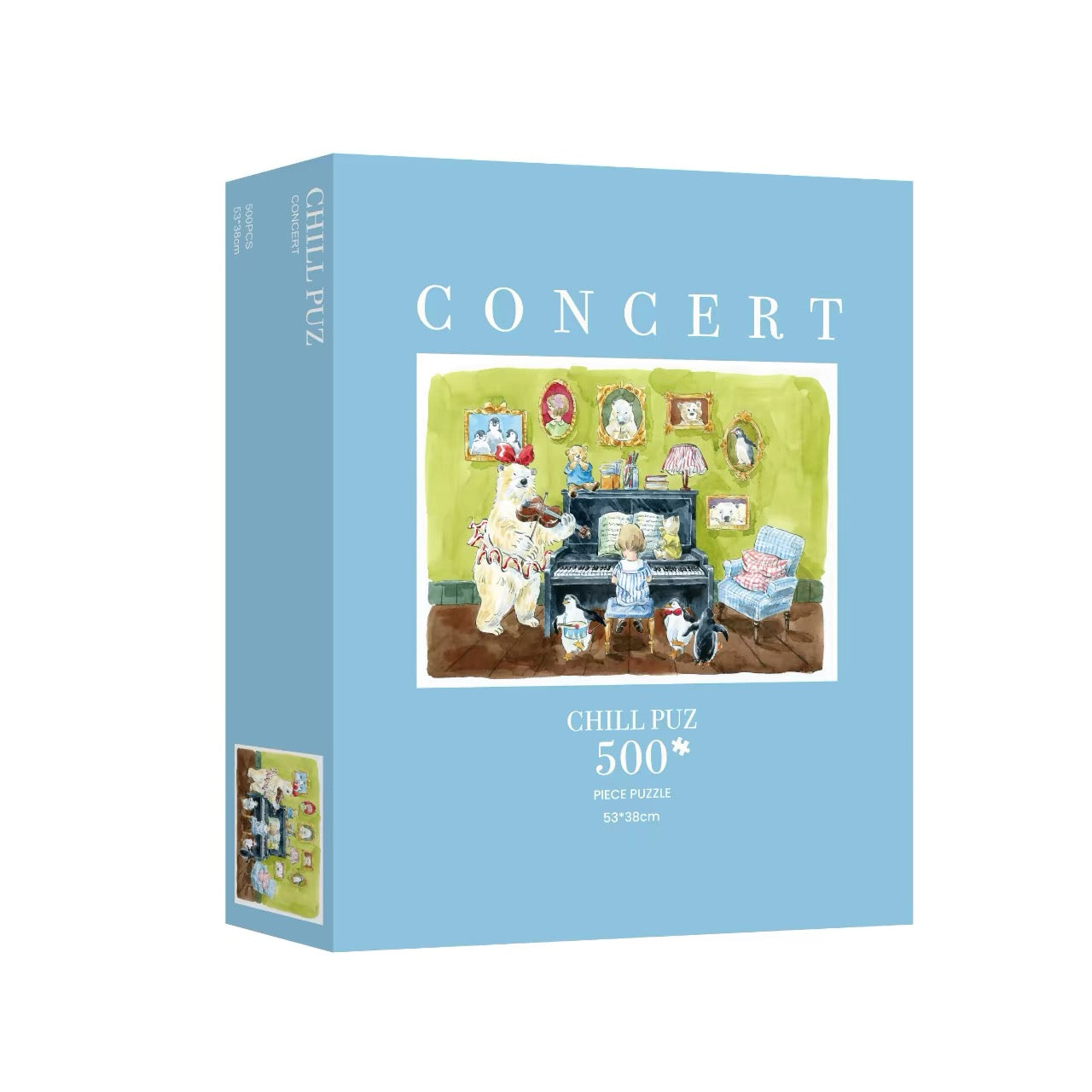 CHILL PUZ Concert 500 Piece Jigsaw Puzzle CHILL PUZ