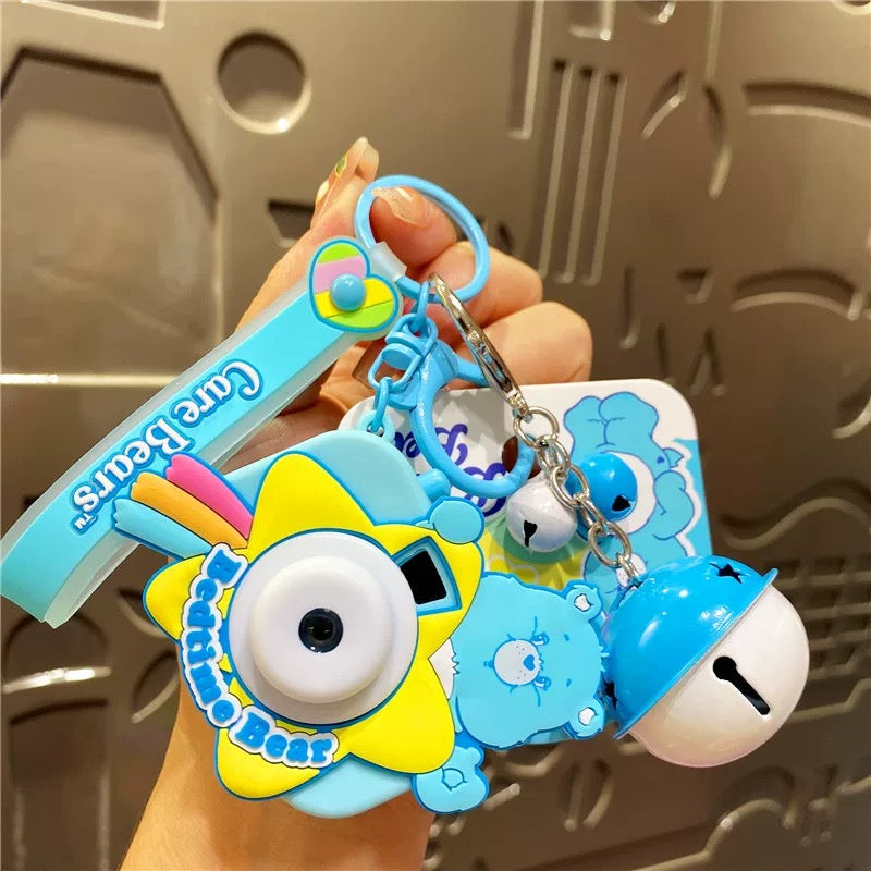 Cute Care Bears Projection Camera Keychain