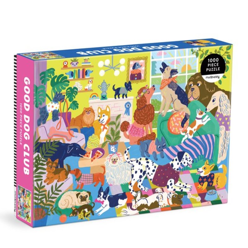 Good Dog Club 1000 Piece Family Puzzle Mudpuppy