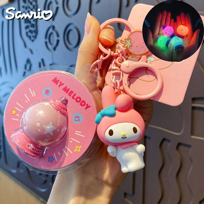 Sanrio Shining Planet Keychain – Cute Cartoon Bag Charm & Pendant