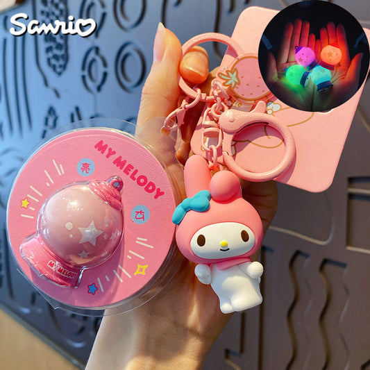 Sanrio Shining Planet Keychain – Cute Cartoon Bag Charm & Pendant