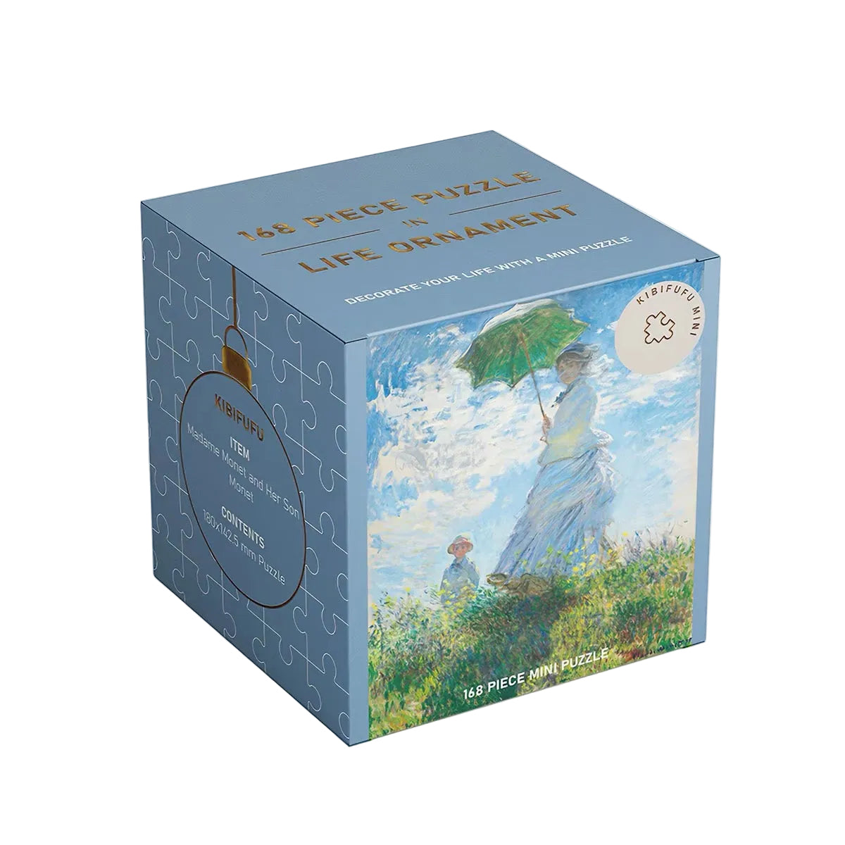 Kibifufu 12-Pack 168 Piece Mini Jigsaw Puzzle Collection 03 | Art Series Gift Set Kibifufu